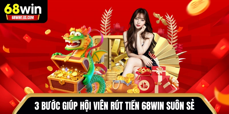 3 bước giúp hội viên rút tiền 68WIN suôn sẻ