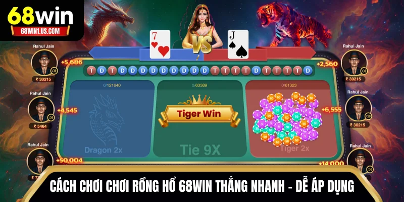 Cách Chơi Bài Rồng Hổ 68WIN Từ A - Z Cho Người Mới 4 Một số cách chơi chơi Rồng Hổ 68WIN thắng nhanh - dễ áp dụng