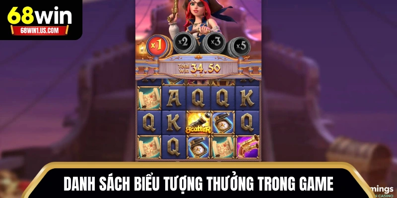 Danh sách biểu tượng thưởng trong game
