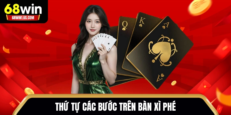 Thứ tự các bước trên bàn Xì Phé